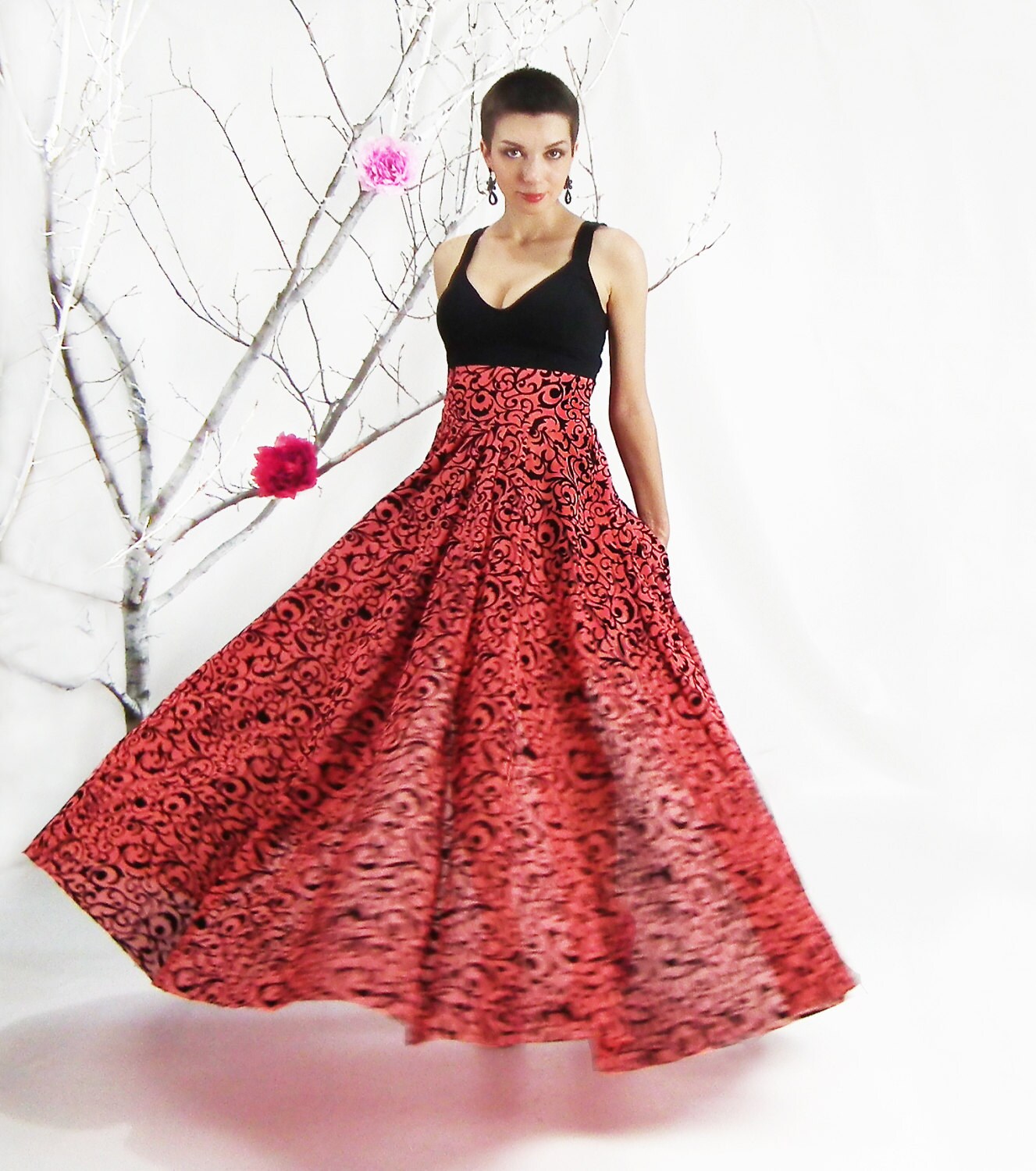 Floor Length Full Circle Skirt Tutorial