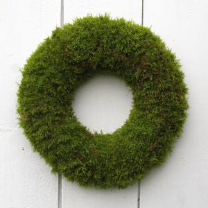 FRI-Collection door wreath spring moss wreath DIY freshly tied green 3 sizes
