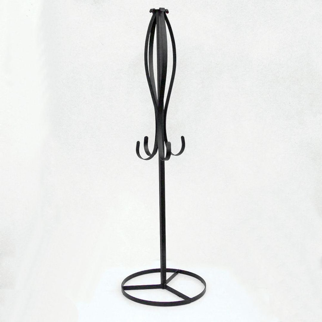 FRI-Collection Kranzhalter Kranzständer Ständer für Kränze Metall schwarz