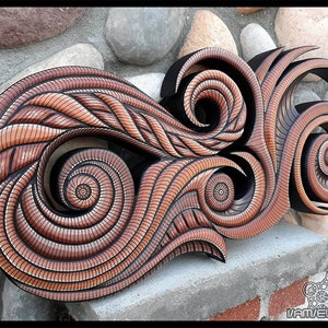 RUST Wood Carving Acrylic Painting Wall Art I Am - Etsy