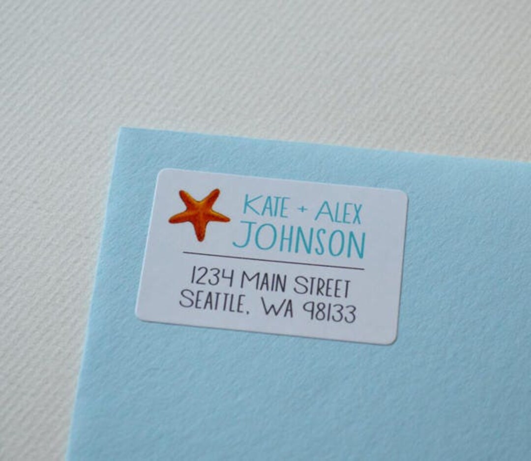 50 Address Labels Glossy 1 X 1.5 Rectangle Address Labels Etsy