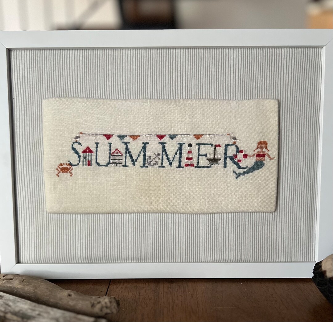 Summer Primitives PDF Chart MISS SUMMER Primitive - Etsy