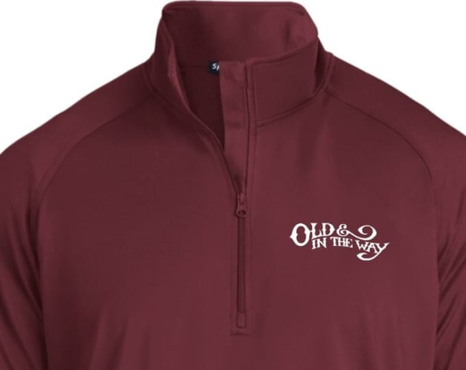 Old & In The Way 1/2 Zip Raglan Performance Pullover