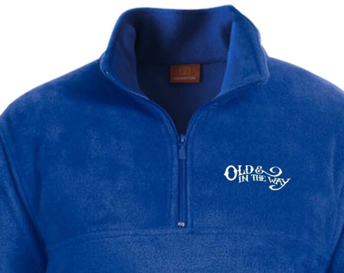 Old & In The Way 1/4 Zip Fleece Pullover