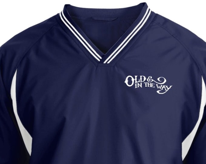 Old & In The Way Tipped V-Neck Windshirt