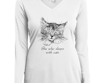 She Who Sleeps With Cats