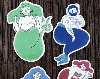 Mermay 2020 Mermaid Vinyl Sticker Pack