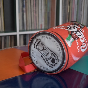 Vintage 90s Coke Can Cooler Bag // Coca Cola 1998 Promotional Can Shaped Insulated Picnic Bag