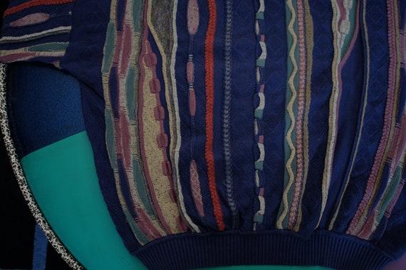 St. Croix Knit Pullover V-Neck Sweater // Coogi S… - image 4