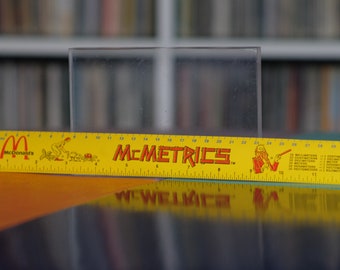 Deadstock Vintage McDonalds McMetrics 1970s metric and imperial units 12" Ruler