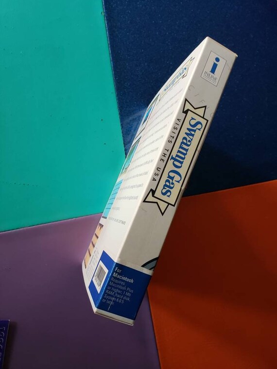 Vtg Educational Macintosh Game Swamp Gas Visits the USA