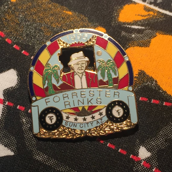 1996 Lawn Bowling Tournament Enamel Pin Forrester Rin… Gem