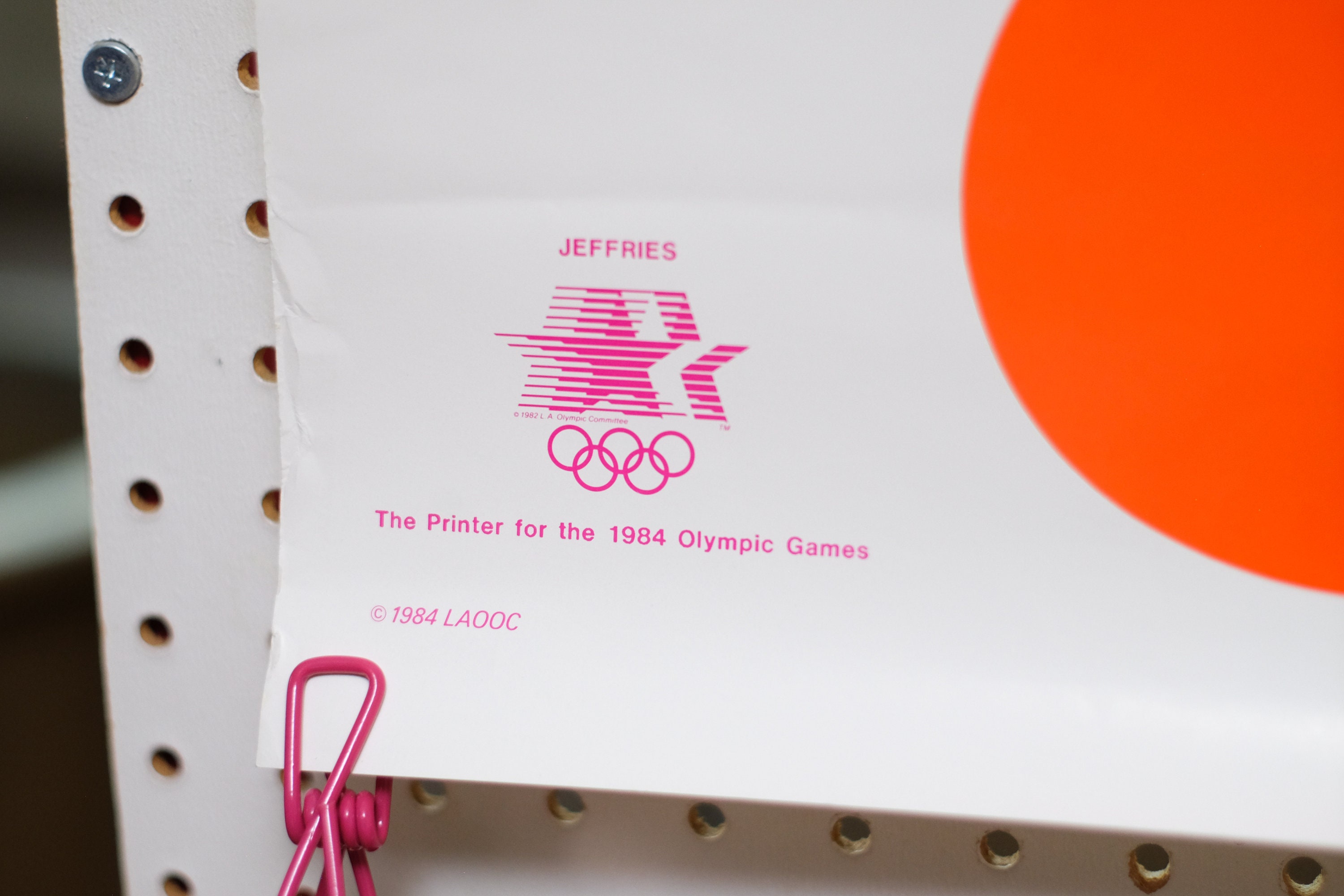 1984 la olympics poster