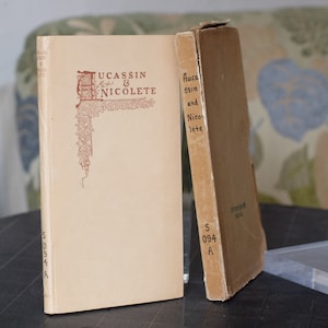 Aucassin and Nicolete by THOMAS B. MOSHER // Fine Press, Slipcased Edition Ex Library Copy