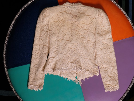 Beautiful 1970s/1980s Cachet by Bari Protas Lace … - image 2