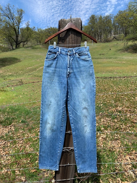 1970s vintage women’s high waisted jeans LANDLUBBE