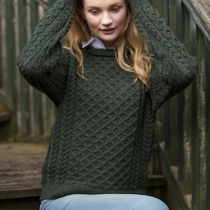 Aran Sweater Irish Fisherman 