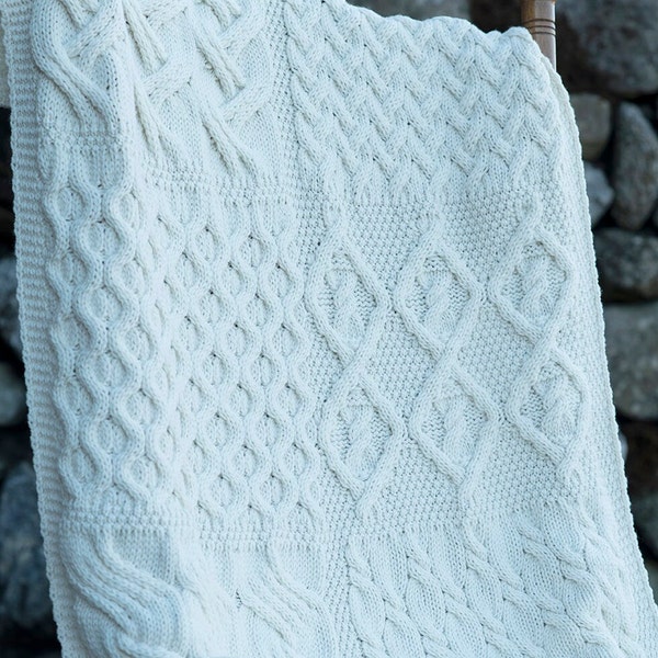Aran Blanket Etsy