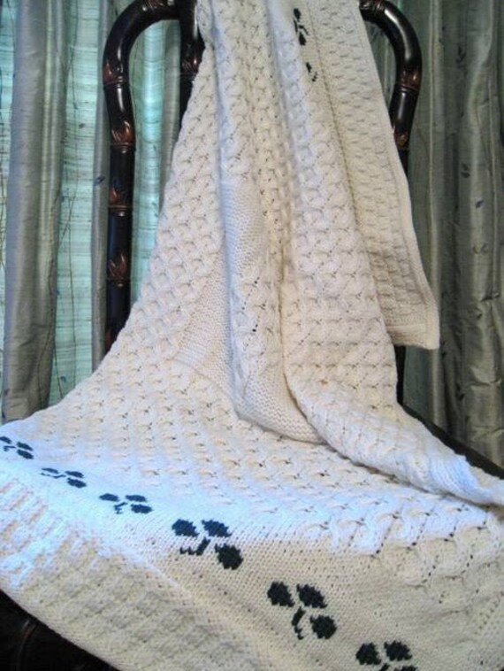 Aran hotsell baby blanket