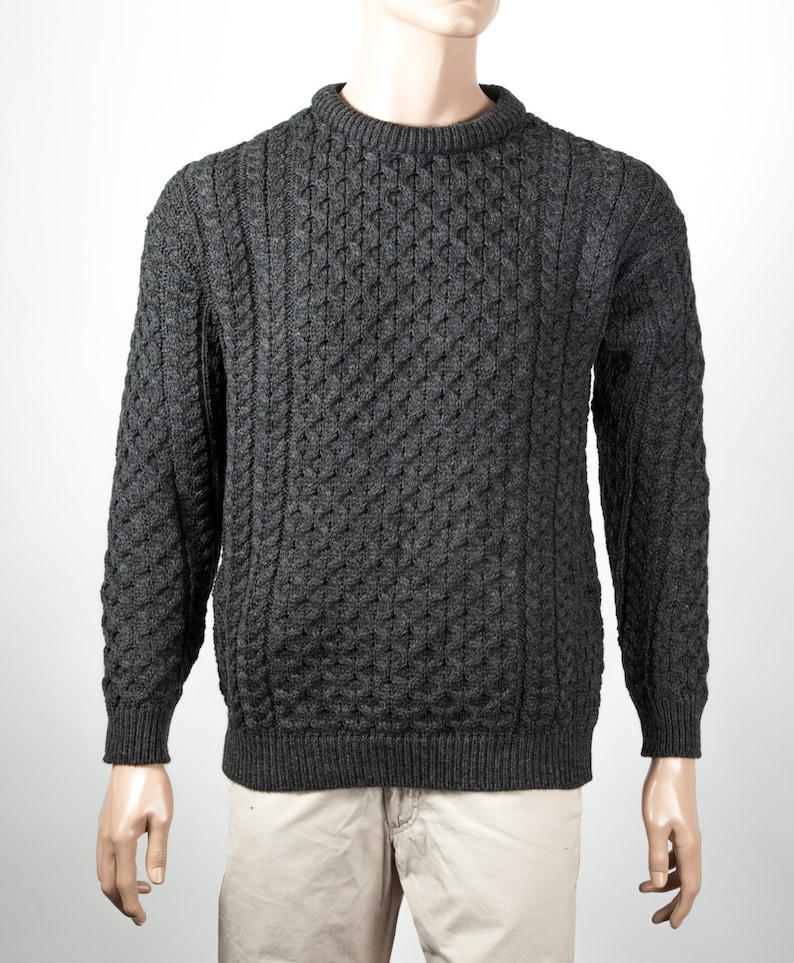 orange fisherman sweater