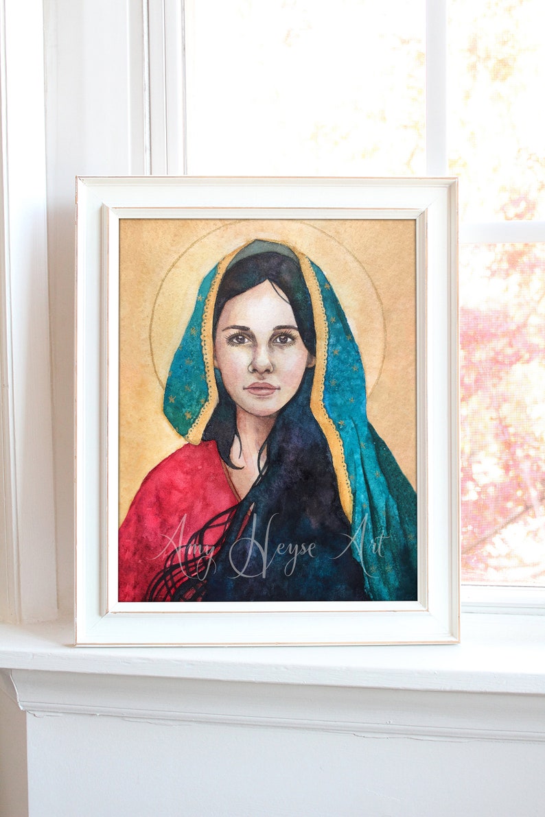 Our Lady of Guadalupe 5x7 or 8x10 fine art print unframed image 1