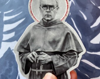 St. Maximilian Kolbe Catholic vinyl sticker