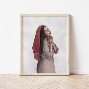 St. Mary Magdalene, Apostle to the Apostles, Catholic art print 5x7&quot; or 8x10&quot; unframed
