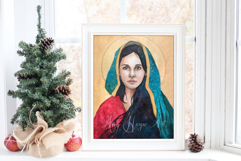 Our Lady of Guadalupe 5x7 or 8x10 fine art print unframed image 3