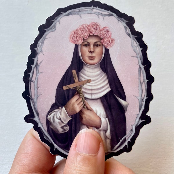 St. Rose of Lima Catholic vinyl sticker