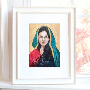 Our Lady of Guadalupe 5x7 or 8x10 fine art print unframed image 2