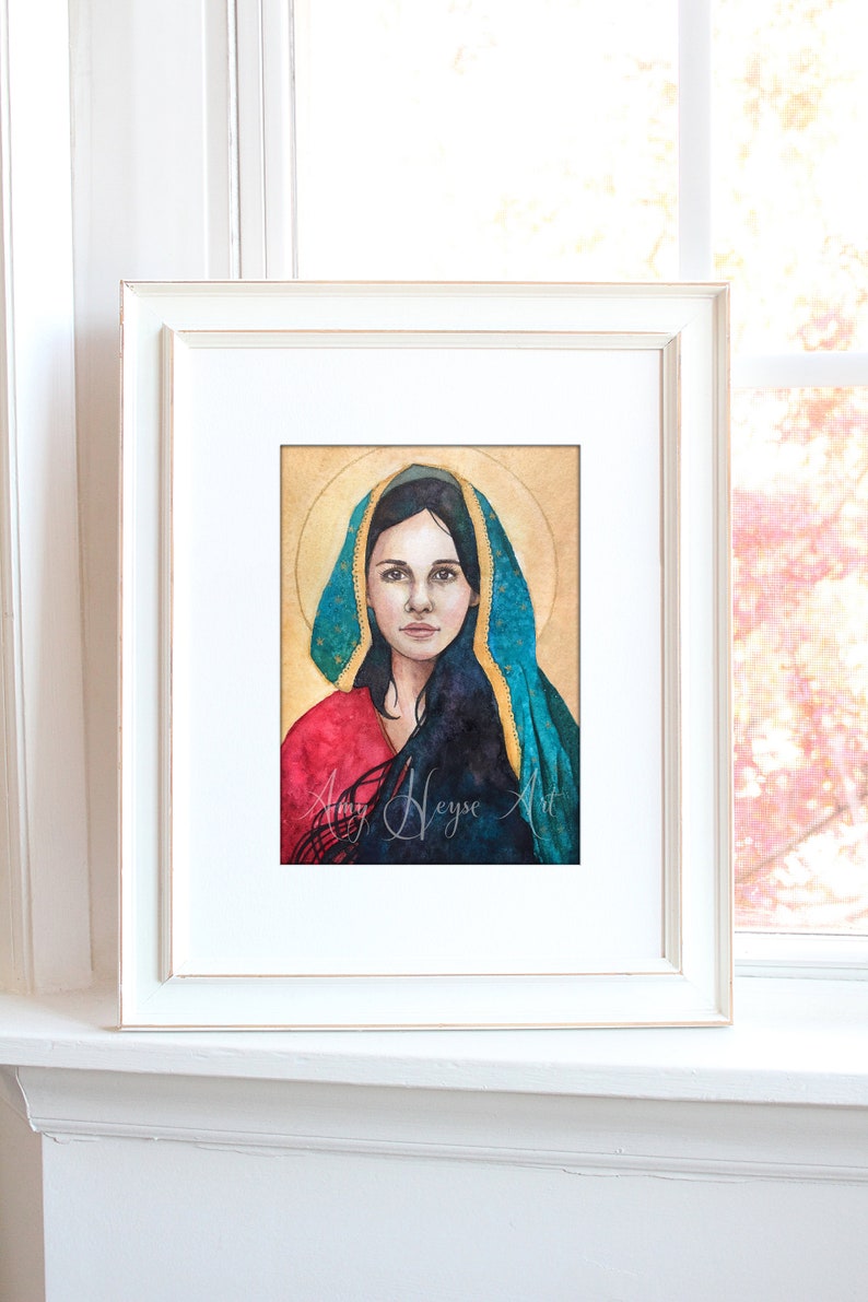 Our Lady of Guadalupe 5x7 or 8x10 fine art print unframed image 2