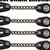 Motorcycle Chopper Biker Vest Chain EXTENDER Chain Extension With Metal Chains