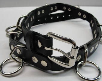 Punk O Ring Belt Etsy Punk O Ring Belt Etsy