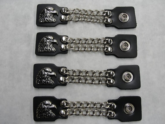 Set of Two American Eagle Head Vest Extenders