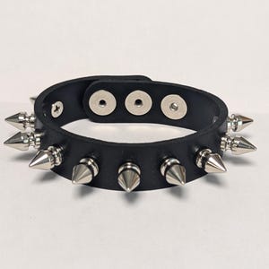 Vegan Friendly Material Spiked Wristband Tree Spikes Cuff Apex Studs Band Punk Rock Glamor Hipster Handmade USA NYC NB#1 Custom