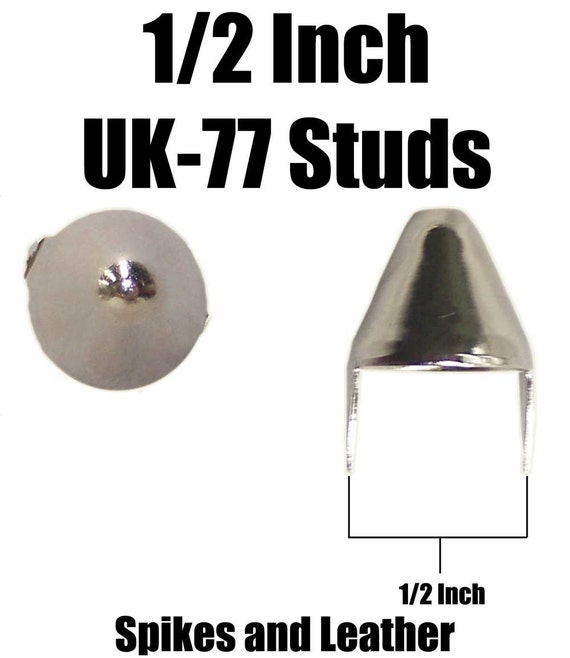 500 Silver//Chrome 1//4/" Round 6 mm Dome Studs Spikes Spot USA Tack Nailhead Rivet