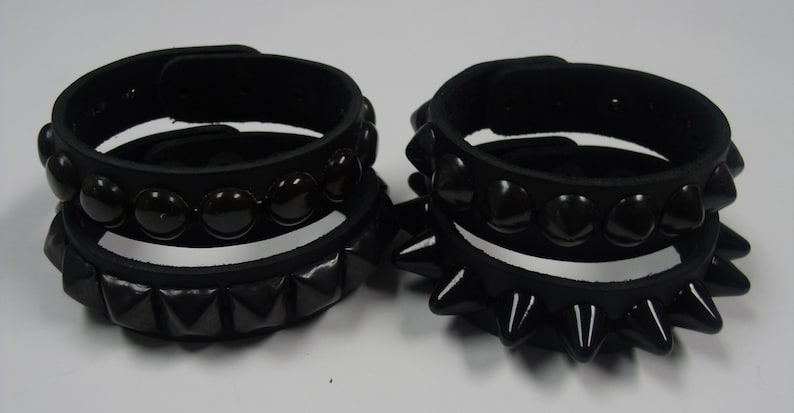 pyramid studded armband