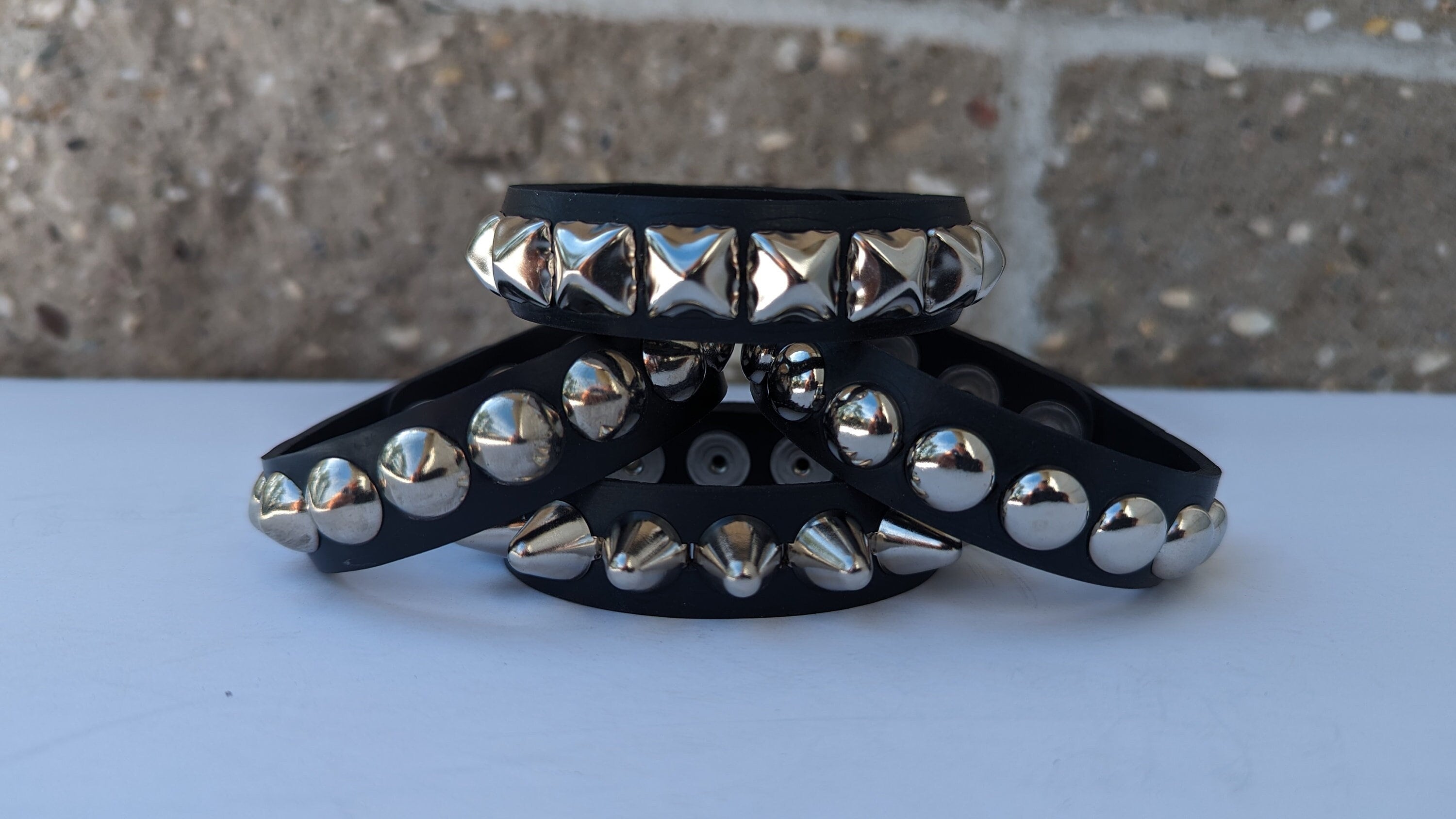 Petite Leather Bracelet for Women, Womens Leather Cuff, Triple Strand  Leather Bracelet, Leather Jewelry, Layering Jewelry 