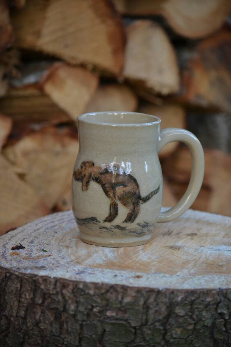 12 oz Brown Town Mug