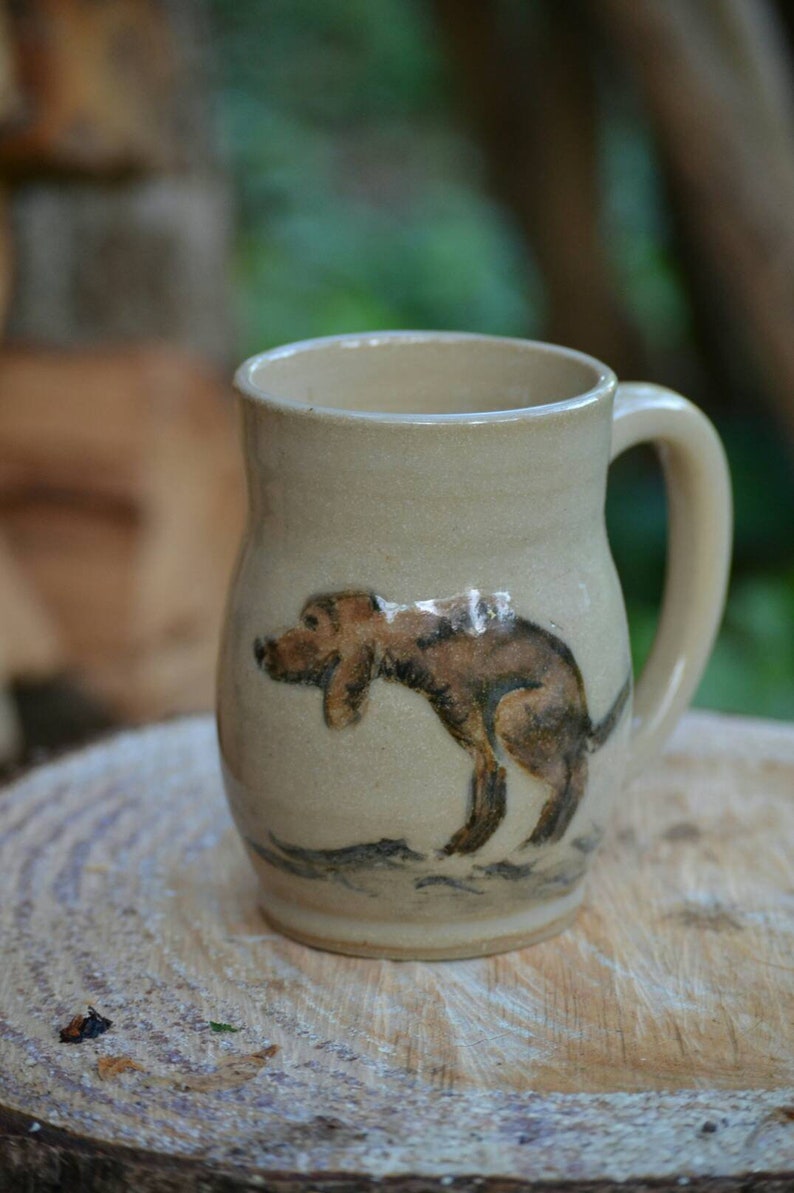 12 oz Brown Town Mug