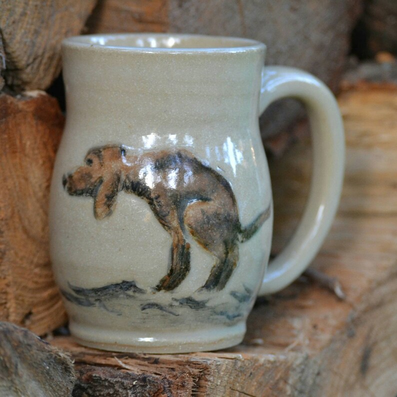 12 oz Brown Town Mug