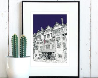 Liberty of London Art Print: Free Motion Embroidery Giclée Fine Art