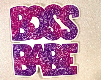 Boss Babe Sticker (waterproof)