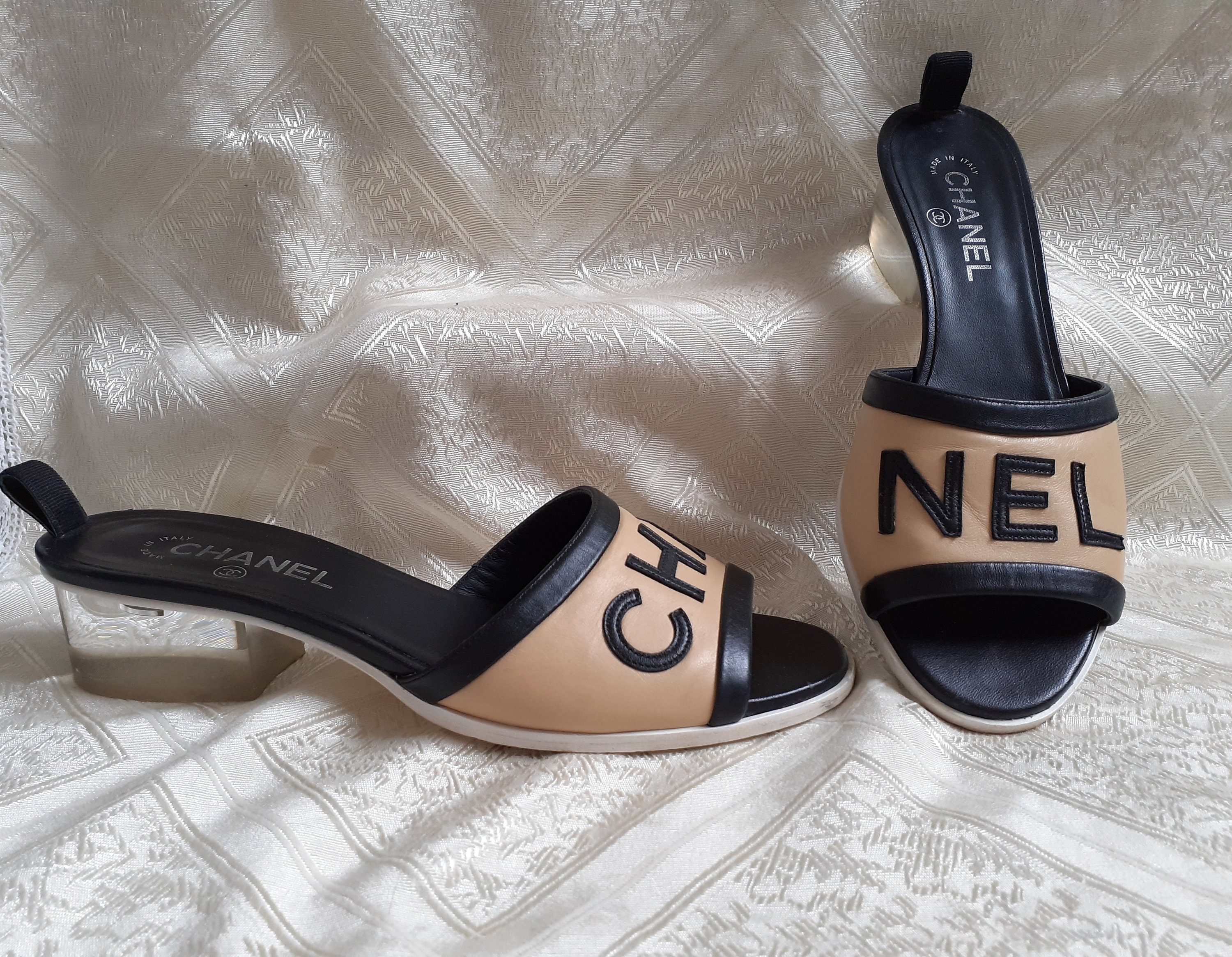Chanel Mules - Etsy Chanel Mules - Etsy