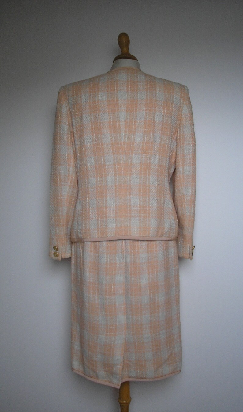UNGARO Authentic Set suit jacket and skirt .