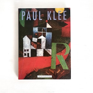 Vintage Art Book, collectible art book,Paul Klee art book, coffee table book, Italian language art book, printed 1993