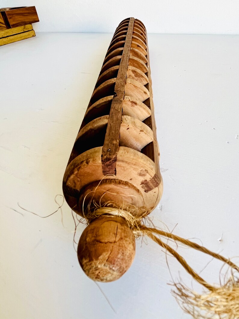 Italian Wooden Rolling Pin for Ravioli Vintage Rolling Pin Etsy