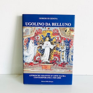 Vintage Art Book, collectable art books, rare art book, coffee table book, Ugolino Da Belluno, Italian decorative religious artist