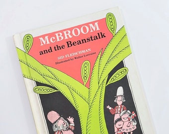 Vintage Children's Book, McBroom And The Beanstalk, Sid Fleishman, Weekly Reader Book, McBroom Book