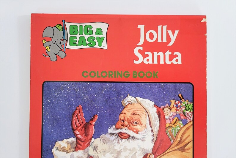 Vintage Christmas Coloring Book Christmas Paint With Water - Etsy